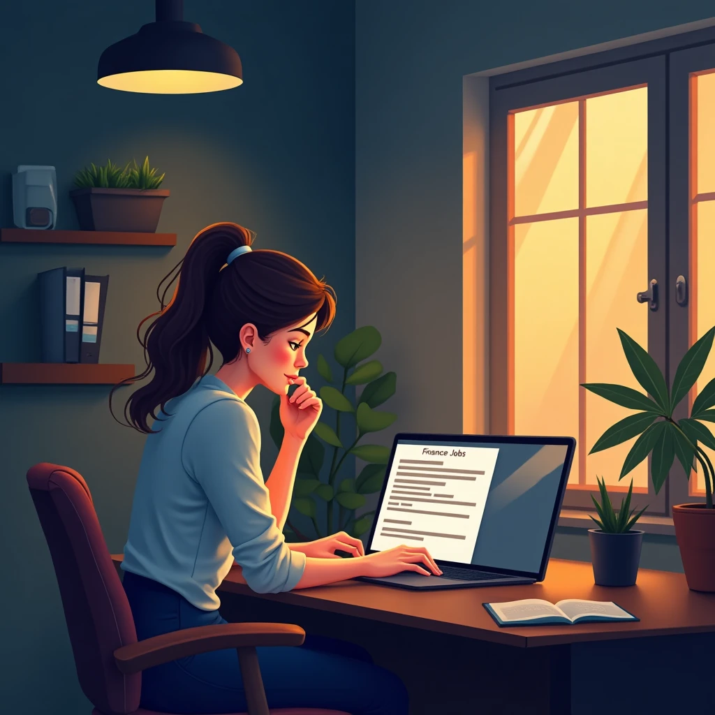 Comparing finance job options