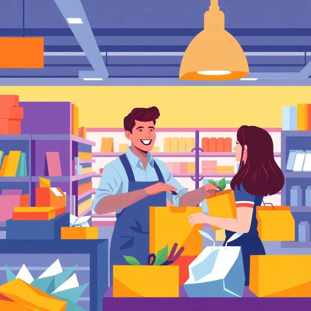 Customer-centric retail job