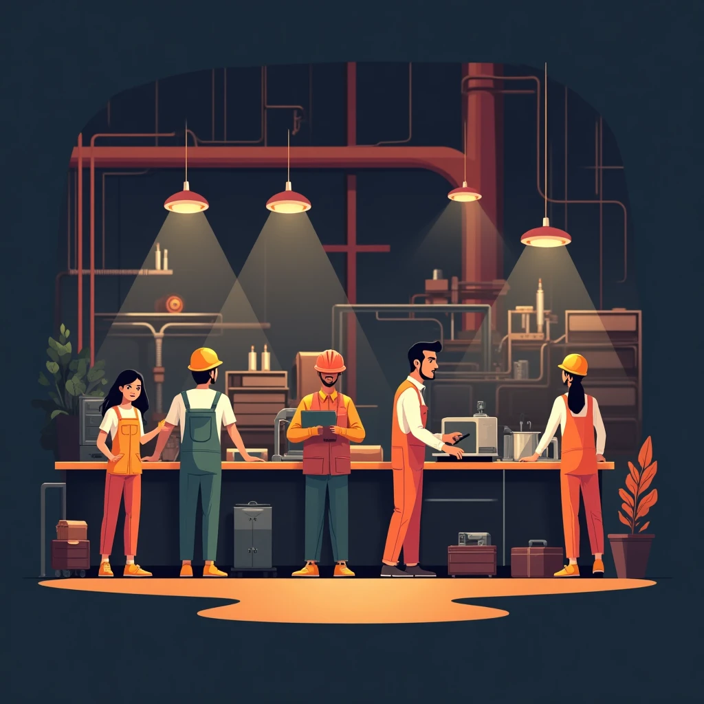 Modern manufacturing workforce