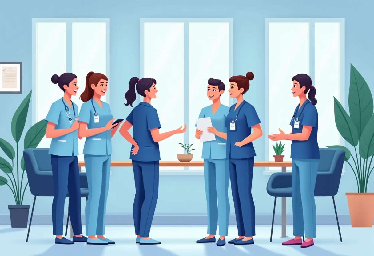 Nursing team collaboration