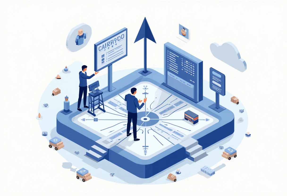 Warehouse supervisor managing logistics